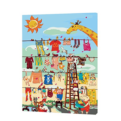 Giraffe Paint By Number Kits • Paint By Number For Adults