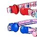 Blueberry Pet Pack of 2 Cat Collars, Girl Power Bahamas Sailor Adjustable Breakaway Cat Collar with Bow Tie & Bell, Neck 9