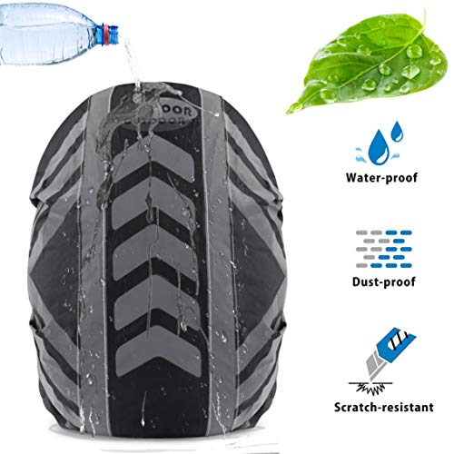image for Idefair Backpack Rain Cover Waterproof Reflective Strip Design with An