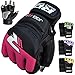 RDX Kids MMA Gloves for Grappling Martial Arts Training | Maya Hide Leather Mitts for Youth |Good for Kickboxing, Sparring, Muay Thai, Junior Cage Fighting & Punching Bag