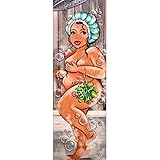 Franterd Bathing Girl - DIY 5D Diamond Painting By Number Kits - Paint with Diamonds Cross Stitch - Embroidery Crystal Rhinestone Pasted Drilled Arts Craft for Home