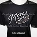 Football Mom Gradient Iron On Sparkly Rhinestone Clear Crystals and Brown Rhinestuds T-Shirt Transfer by JCS Rhinestones