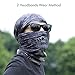 XINGZHE Sun Face Scarf Cover Mask Dust Sand Bugs Protection Face Cover/Scarf for Woodworking Mowing Fishing Hiking Cycling Motorcycling UPF 30 Breathable Summer Balaclava