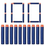 Acekid 100pcs Foam Bullet Darts for Nerf N-strike Elite Series Darts Kid Toy Gun Refill Pack Blue (100pcs)