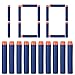 Acekid 100pcs Foam Bullet Darts for Nerf N-strike Elite Series Darts Kid Toy Gun Refill Pack Blue (100pcs)