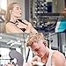 Mucro Sports Earhook Headphones in Ear Headphones Workout Headphones Waterproof Earphone Stereo 3.5mm Jack Headphone with Mic for Running Gym Jogging Earphones for iPod iPhone Samsung(Black)