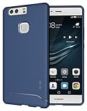Huawei P9 Plus Case, TUDIA Full-Matte ARCH TPU Bumper Protective Case for Huawei P9 Plus (Blue)