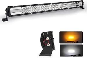 81.3 cm Barra de luz LED de 32 pulgadas ámbar blanco 3000 K 6500 K