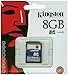 Kingston 8 GB Class 4 SDHC Flash Memory Card SD4/8GB