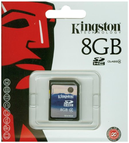 UPC 740617114577, Kingston 8 GB Class 4 SDHC Flash Memory Card SD4/8GB