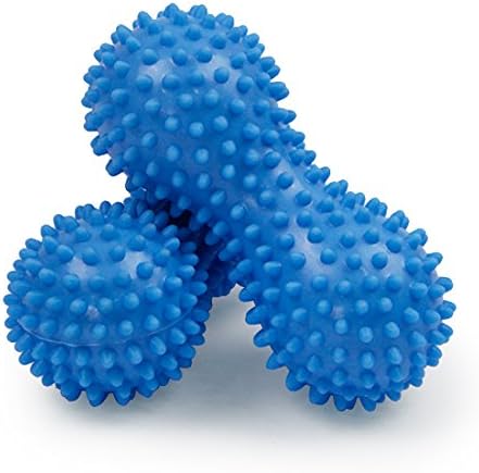 Massage Ball Roller - 2 Pack- 6 Inch/15 CM Spiky Rolling massage ball roller for acupressure &amp; Myofascial,Deep Tissue and Trigger Point/Muscle Knot Release,message ball spa for back knots/foot