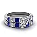 LOVERSRING His and Hers Wedding Ring Sets Couples Rings 10K White Gold Filled heart cz Wedding Engagement Ring Bridal Sets Men's tungsten carbide Wedding Band