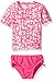 Osh Kosh Girls' Rash Guard Set with Tie Side Bottoms