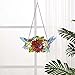 Bieye W10006 15 inch Hummingbirds and Sunflower Tiffany Style Stained Glass Window Hangings