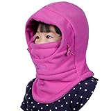 Children's Winter Windproof Cap Thick Warm Face Cover Adjustable Ski Hat