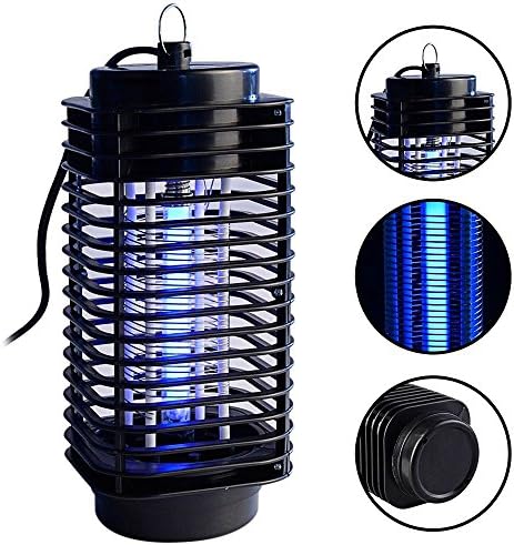 JodieBurns Electric Mosquito Killer Trap- LED UV Light Non-Chemical Harmless Healthy Dual Modes  Suit for Home/outdoors