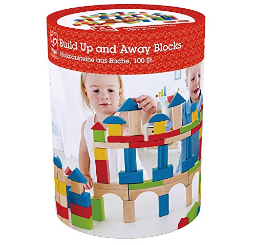 Hape Kid's Wooden Building Block Set (100 pieces)