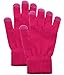 Simplicity Solid Colored Knitted Winter Touchscreen Sensitive Gloves