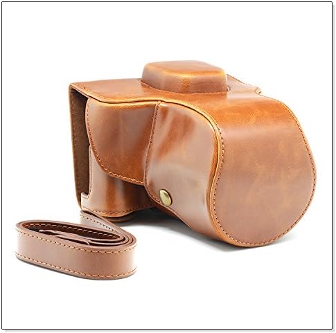 Fujifilm X-T2 Case, TechCare "Ever Ready" Protective Leather Camera Case, Bag for Fujifilm X-T2 Digital Camera with 18-55mm Lens, Leather Case for Fujifilm X-T2 (Brown)