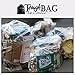 ToughBag 65 Gallon Trash Bags, Large 65 Gallon Trash Can Liner, Recycling Garbage Bags, 50 x 48