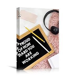 signwin Canvas Wall Art Panel Quotes Bedroom Industrial...