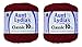 Coats Crochet Aunt Lydia's Crochet Thread, Cotton Classic SIze 10, Burgundy (2-Pack)