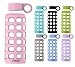 purifyou Premium 40/32 / 22/12 oz Glass Water Bottles with Non-Slip Time and Volume Markings Silicone Sleeve & Stainless Steel Lid Insert, Sports Bottle | For Water, Juice, Milk (12oz MistyRose)