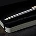 Ballpoint Pens, Ace Teah Stainless Steel Retractable Ball Pens Slim Medium Point (1.0mm) Black Ink 5 Pack Silver (5 Pack, Gold Silver)