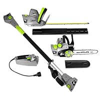 Earthwise CVP41810 4-in-1 Multi Tool Polesaw, Chainsaw, Pole Hedge