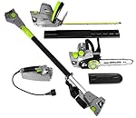 Earthwise CVP41810 4-in-1 Multi Tool Saw, Chainsaw, Pole Hedge and Trimmer