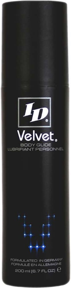 ID Velvet Silicone Lube 200ml, Luxury Anal Lube & Lubricant Gel for Privacy Our Long Lasting