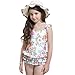 M&Z™Lovely Kids Strips Bawknot Princess Swimsuits Bathing Suit for Girls