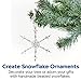 Creativity for Kids Beaded Snowflake Ornaments - Create 6 DIY Ornaments - Holiday Crafts for Kids, Christmas Activities for Girls and Boys Ages 8-12+