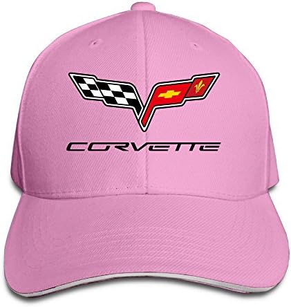 Top Bee Corvette Unisex Sandwich Baseball Caps Pink