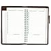 DayTimer 8884402A Day-Timer Aviator Distressed Leather Wallet Starter Set, Undated, Wirebound, Pocket Size, 3.5 x 6.5 Inches, Dark Tan (88844)