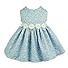Fitwarm Elegant Floral Denim Pet Clothes for Dog Dress Sundress Vest Shirt, Blue, Medium