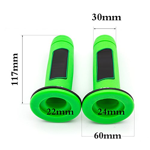 FXCNC Racing Universal Dirt Bike 7/8" Motorcycle Hand Grips Handlebar End Cap Plug Slider Standard Bars Honda Grom CRF150F CRF230F CRF250F CRF450F CRF250L CRF250Ｍ CR125R CR250R CRF150R - Thumbnail 2