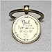 Large God Is Within Her She Wil Not Fall Pendant Keychain Christian Keychain Christian Pendant Inspirational Psalm 46:5 Keychain