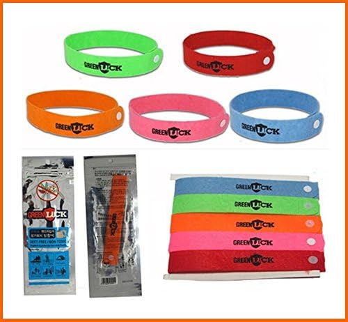 10 Pack - Mosquito Repellent Bracelet - Non Toxic - Colors Vary