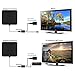 GJT Amplified TV Antenna HDTV Digital Antenna 50 Miles Range Indoor High Reception with Detachable Signal Booster for Free Channel,10ft High Performance Coax Cable with Adapter