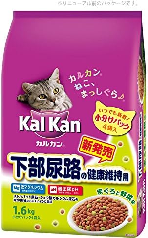 Amazon カルカン ドライ 下部尿路の健康維持用 まぐろと野菜味 キャットフード 成猫用 1 6kg カルカン ドライ 通販