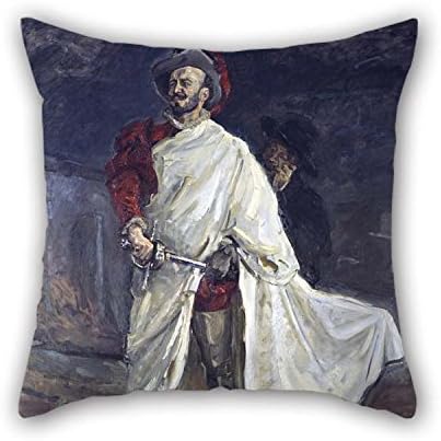 Oil Painting Max Slevogt - Der S?nger Francisco D'Andrade Als Don Giovanni In Mozarts Oper Throw Pillow Case Best For Outdoor Teens Girls Teens Bedding Seat Family 18 X 18 Inches / 45 By 45 Cm(two