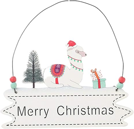 Immagini Con Scritta Buon Natale.Amosfun Targhetta Da Porta Con Scritta Buon Natale Amazon It Casa E Cucina