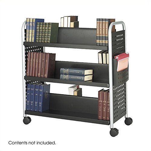 Scranton & Co Double Sided 6 Shelf Book Cart