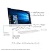 HP 24-inch All-in-One Computer, Intel Core i5-8250U, 12GB RAM, 1TB Hard Drive, Windows 10 (24-f0060, White) (Renewed)thumb 1