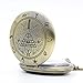 Ddjbdb Men's Pocket Watches Quartz with Necklace Chain Fob Pocket Chain Christmas Gift with Box