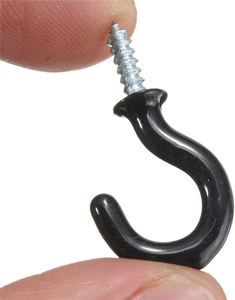 Techo de Metal Ganchos 30pcs Copa escarpias roscadas Recubierto joyería