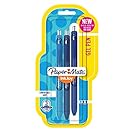 Paper Mate InkJoy Gel Pens, Medium Point, Blue Assorted, 3 Count