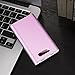 Polanfo M50000 Portable Power Bank 12000mAh External Battery Charger, Ultra Slim Design with 2 USB Ports for iPhone7 Plus 6s 6 Plus, iPad, Samsung Galaxy and More (Pink)