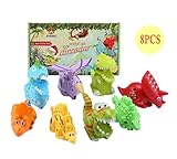 SASBSC Dinosaur Toys for 3 4 5 6 Year Olds Boys Girls Wind up Dinosaur Toys Set Party Favors for Kids 8 Packs